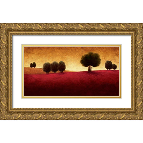 Transcendence Gold Ornate Wood Framed Art Print with Double Matting by Williams, Gregory