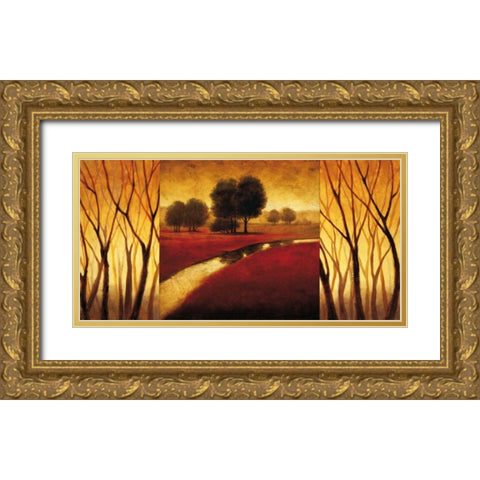 Brilliance Gold Ornate Wood Framed Art Print with Double Matting by Williams, Gregory