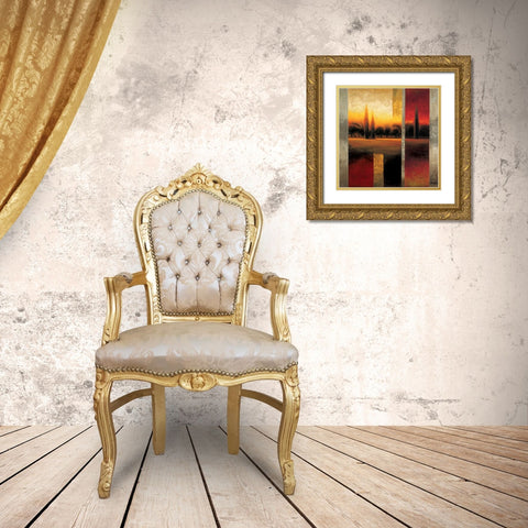 Reflections I Gold Ornate Wood Framed Art Print with Double Matting by Williams, Gregory