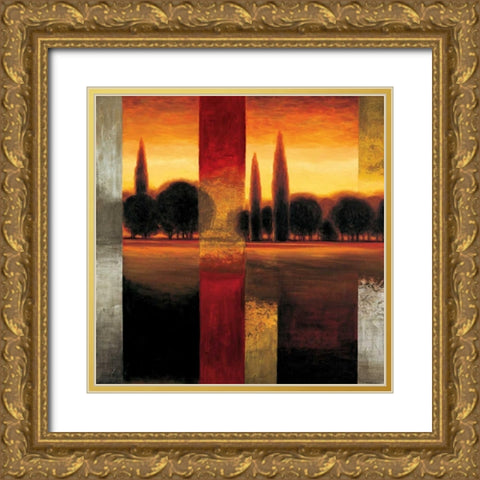 Reflections II Gold Ornate Wood Framed Art Print with Double Matting by Williams, Gregory