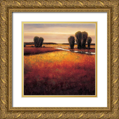Big Sky II Gold Ornate Wood Framed Art Print with Double Matting by Williams, Gregory