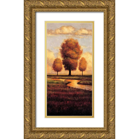 Waterside I Gold Ornate Wood Framed Art Print with Double Matting by Williams, Gregory