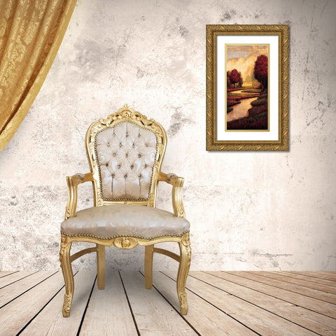 Waterside II Gold Ornate Wood Framed Art Print with Double Matting by Williams, Gregory