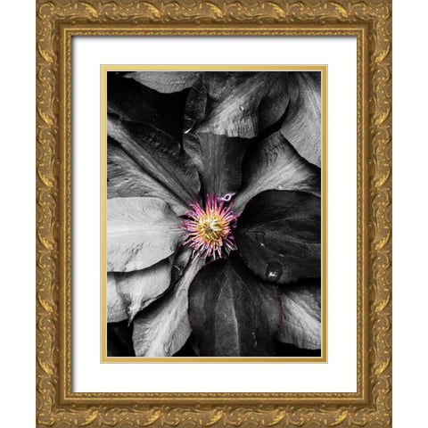 Just a Touch Gold Ornate Wood Framed Art Print with Double Matting by Bannon, Heidi