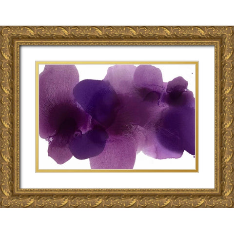 Continuous Gold Ornate Wood Framed Art Print with Double Matting by Carlson, Hannah