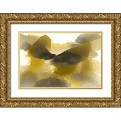 Drift Gold Ornate Wood Framed Art Print with Double Matting by Carlson, Hannah