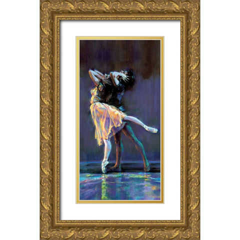 The Dream Gold Ornate Wood Framed Art Print with Double Matting by Kam, Jin G.
