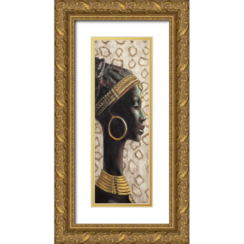 Nobility III Gold Ornate Wood Framed Art Print with Double Matting by Morgan, Joseph