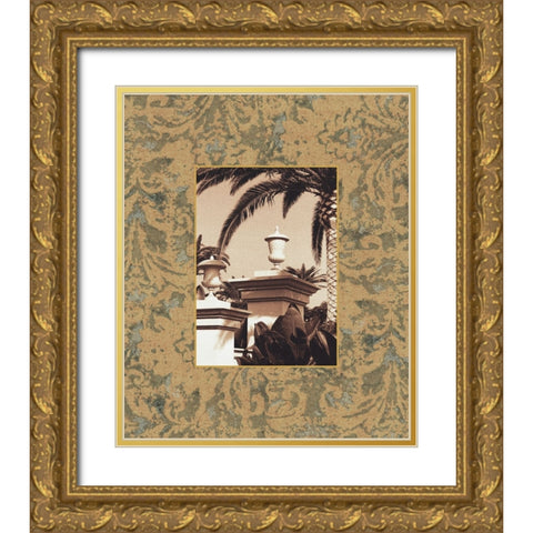 St. Regis I Gold Ornate Wood Framed Art Print with Double Matting by Seba, John