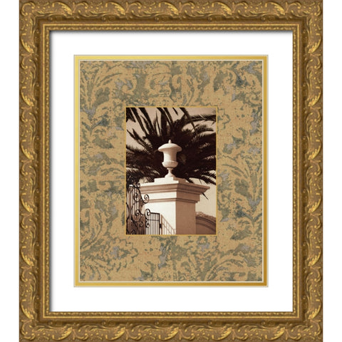 St. Regis II Gold Ornate Wood Framed Art Print with Double Matting by Seba, John