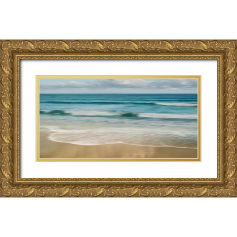 Afternoon Tide Gold Ornate Wood Framed Art Print with Double Matting by Seba, John