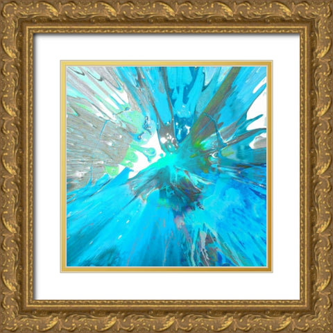 Fearless III Gold Ornate Wood Framed Art Print with Double Matting by Evans, Josh