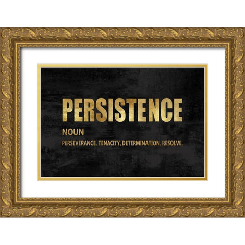 Persistence in Gold Gold Ornate Wood Framed Art Print with Double Matting by MacDowell, Jamie