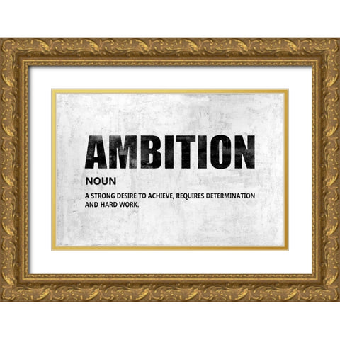 Ambition  Gold Ornate Wood Framed Art Print with Double Matting by MacDowell, Jamie