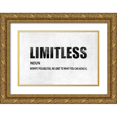 Limitless  Gold Ornate Wood Framed Art Print with Double Matting by MacDowell, Jamie