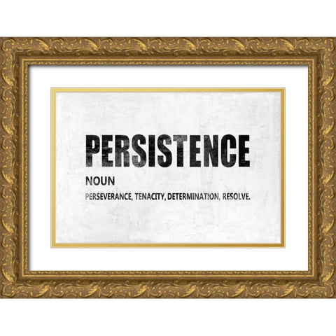 Persistence Gold Ornate Wood Framed Art Print with Double Matting by MacDowell, Jamie