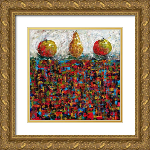 Three Brothers Gold Ornate Wood Framed Art Print with Double Matting by Foster, Joseph Marshal