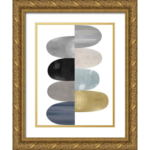 Engaged I Gold Ornate Wood Framed Art Print with Double Matting by Thompson, Justin