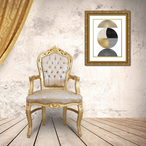 Tuned In Gold Ornate Wood Framed Art Print with Double Matting by Thompson, Justin