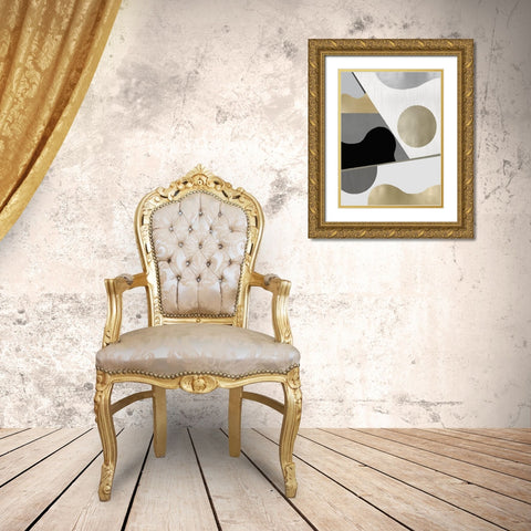 Cadence II Gold Ornate Wood Framed Art Print with Double Matting by Thompson, Justin