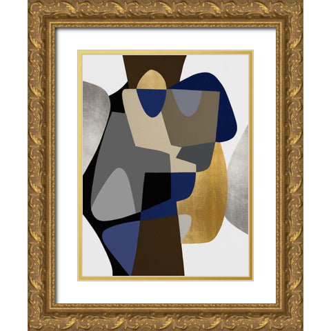 The Shape of Things I Gold Ornate Wood Framed Art Print with Double Matting by Thompson, Justin