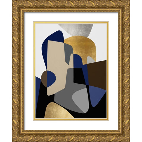The Shape of Things II Gold Ornate Wood Framed Art Print with Double Matting by Thompson, Justin