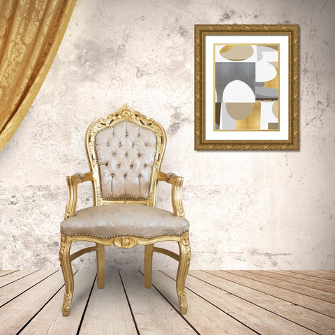 New Day Movement II Gold Ornate Wood Framed Art Print with Double Matting by Thompson, Justin