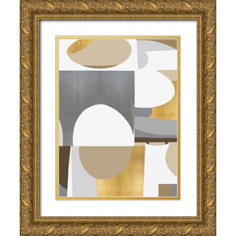 New Day Movement II Gold Ornate Wood Framed Art Print with Double Matting by Thompson, Justin