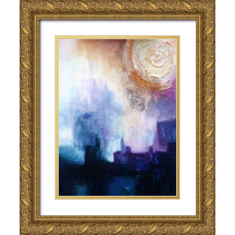 Dreams Found Gold Ornate Wood Framed Art Print with Double Matting by Abbott, Kimberly