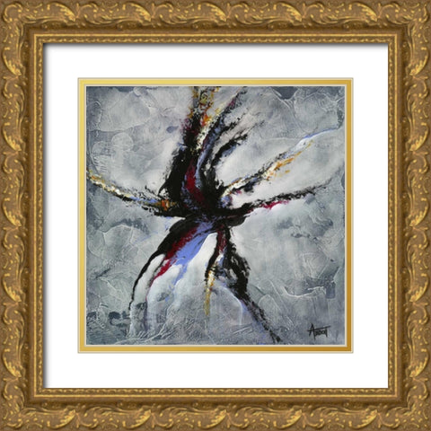 Evolve Gold Ornate Wood Framed Art Print with Double Matting by Abbott, Kimberly