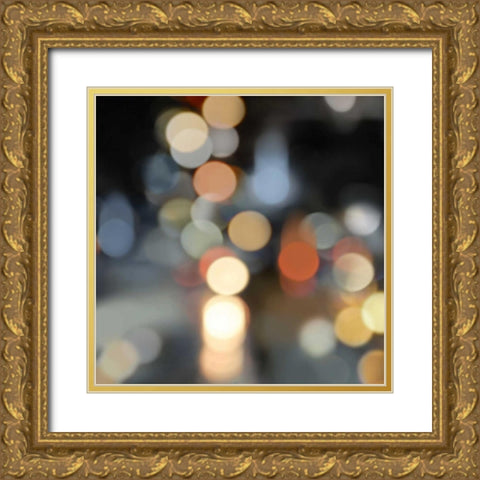 City Lights II Gold Ornate Wood Framed Art Print with Double Matting by Carrigan, Kate