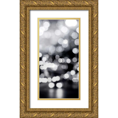 Here Comes the Night Triptych II Gold Ornate Wood Framed Art Print with Double Matting by Carrigan, Kate