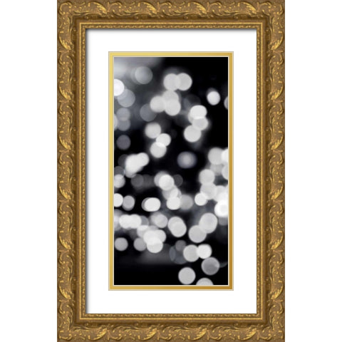 Here Comes the Night Triptych III Gold Ornate Wood Framed Art Print with Double Matting by Carrigan, Kate