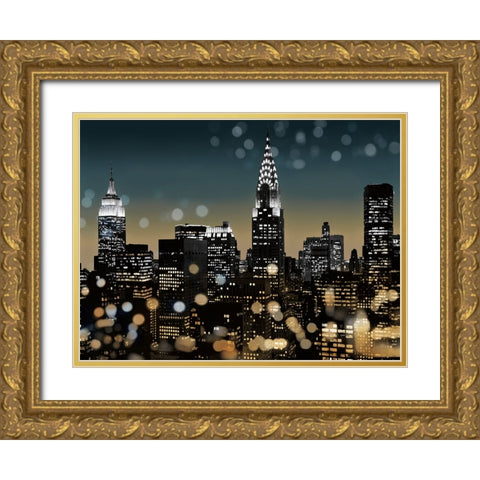 New York I Gold Ornate Wood Framed Art Print with Double Matting by Carrigan, Kate