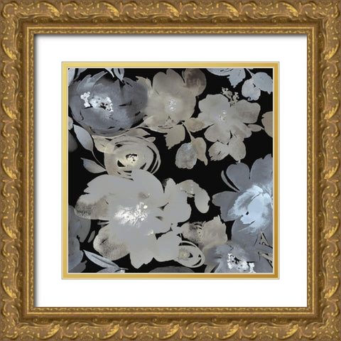 Springtime at Night I Gold Ornate Wood Framed Art Print with Double Matting by Morris, Kelsey