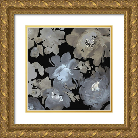 Springtime at Night II Gold Ornate Wood Framed Art Print with Double Matting by Morris, Kelsey