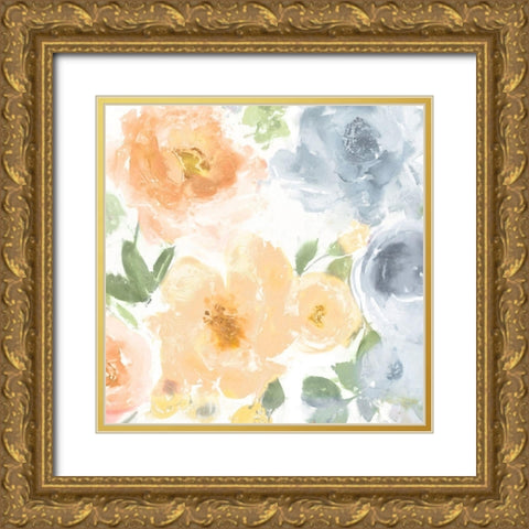 Springtime Bloom II Gold Ornate Wood Framed Art Print with Double Matting by Morris, Kelsey