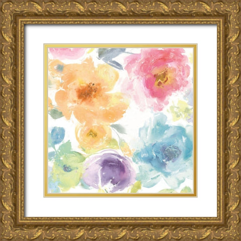 Springtime Bloom VI Gold Ornate Wood Framed Art Print with Double Matting by Morris, Kelsey