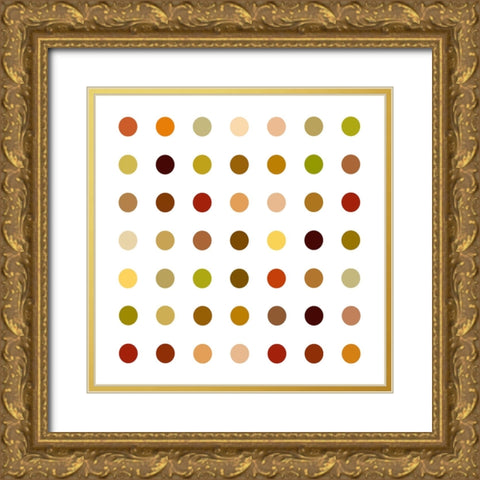 Circle Seven Gold Ornate Wood Framed Art Print with Double Matting by Langdon, Karl