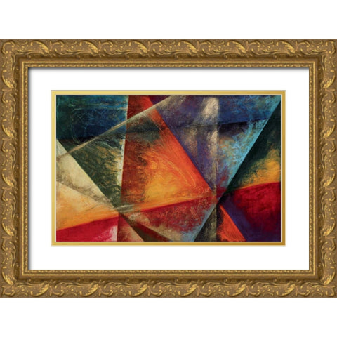 Sara I Gold Ornate Wood Framed Art Print with Double Matting by Roberts, Kati