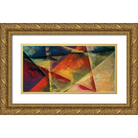 Sara II Gold Ornate Wood Framed Art Print with Double Matting by Roberts, Kati