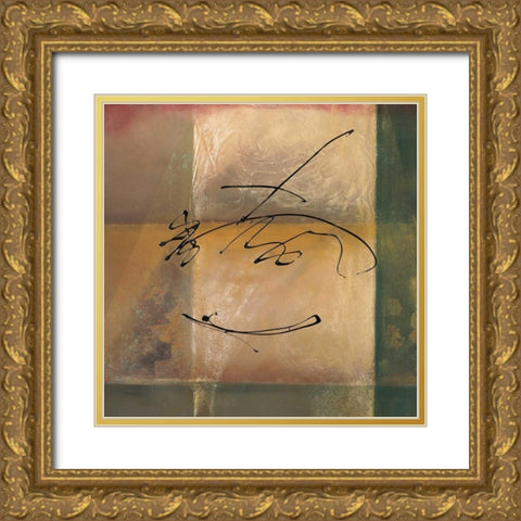 Scorpio Rising II Gold Ornate Wood Framed Art Print with Double Matting by Roberts, Kati