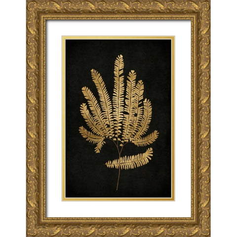 Golden Nature II Gold Ornate Wood Framed Art Print with Double Matting by Bennett, Kate