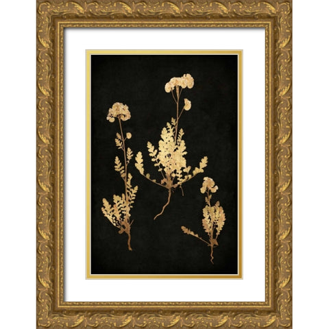 Golden Nature V Gold Ornate Wood Framed Art Print with Double Matting by Bennett, Kate