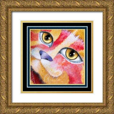 A Kings Dream (Detail) Gold Ornate Wood Framed Art Print with Double Matting by Seeley, Laura