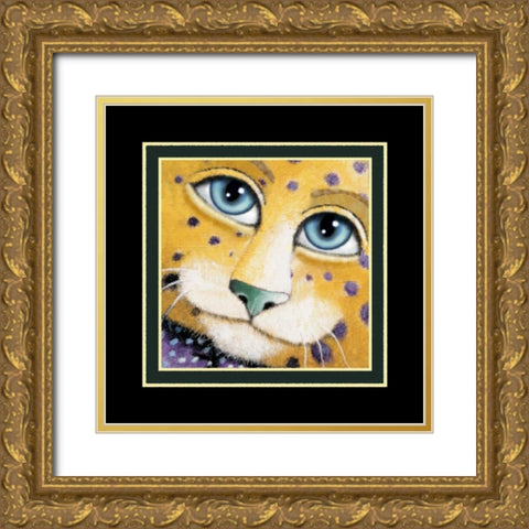 On Safari -The Cook (Detail) Gold Ornate Wood Framed Art Print with Double Matting by Seeley, Laura