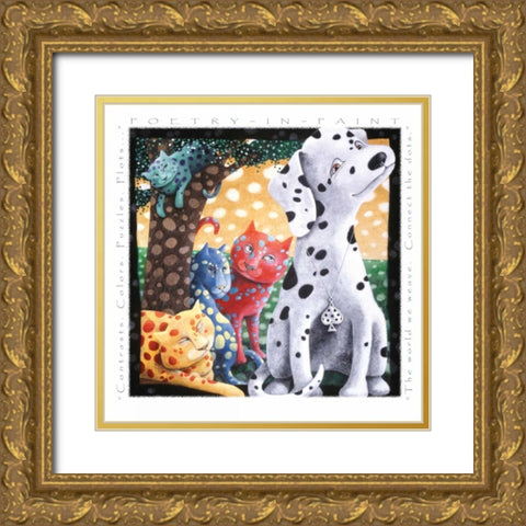 The World We Weave-Poetry in P Gold Ornate Wood Framed Art Print with Double Matting by Seeley, Laura