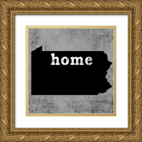 Pennsylvania Gold Ornate Wood Framed Art Print with Double Matting by Wilson, Luke