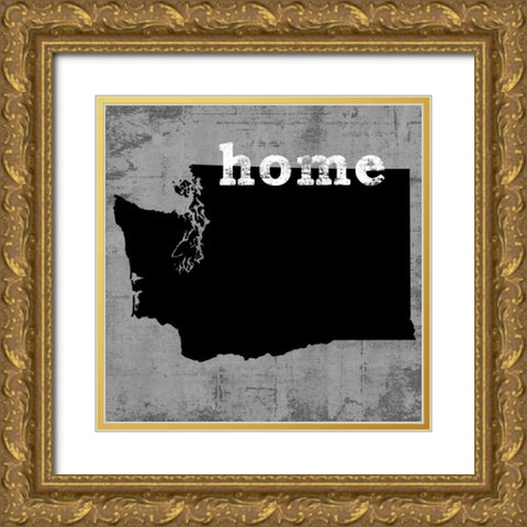 WashingtonÂ  Gold Ornate Wood Framed Art Print with Double Matting by Wilson, Luke