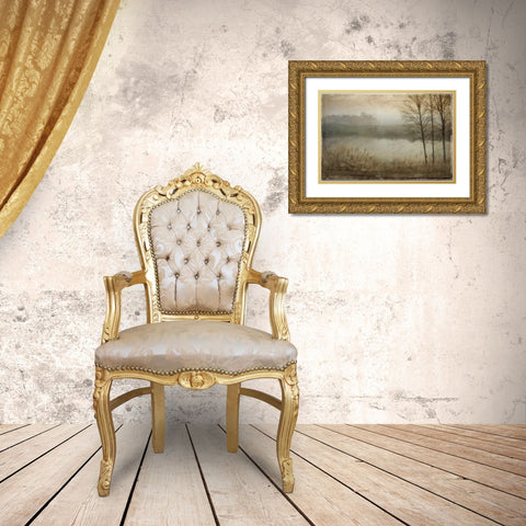 Daybreak I Gold Ornate Wood Framed Art Print with Double Matting by Clark, Madeline